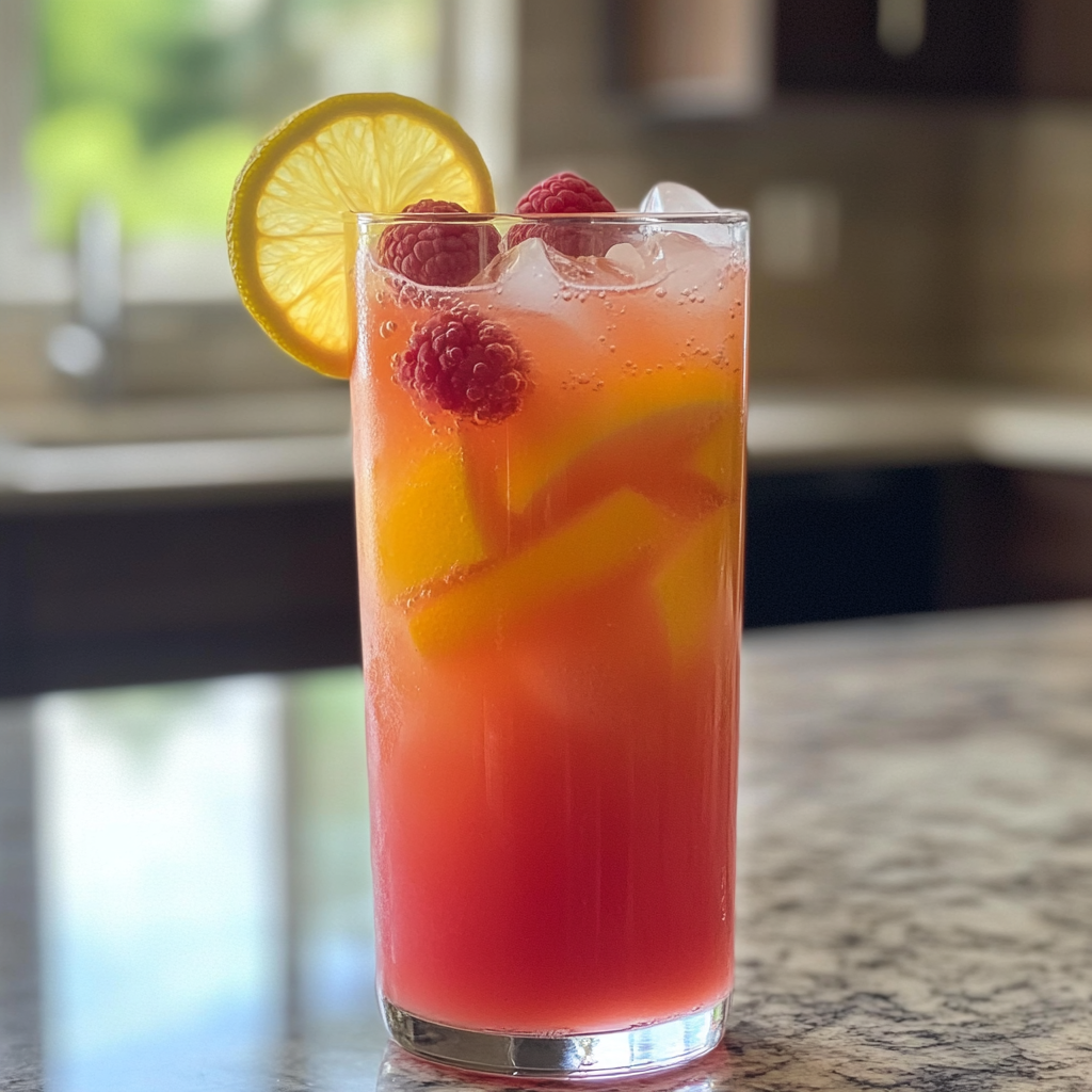 Hausgemachte Himbeer-Pfirsich-Limonade – Erfrischung pur für den Sommer